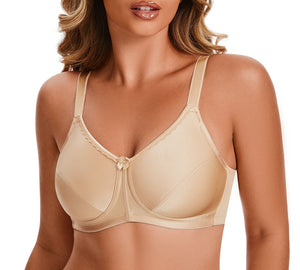 Alessandra B -Mastectomy Bra Based on Cup Sizes - Adjustable Straps and Back Hook & Eye Closure