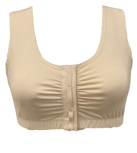 Adaptive Bra - Easy On Velcro Front Closure, Wide Straps, Elastic Underband