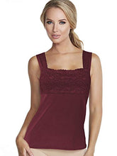 Load image into Gallery viewer, Alessandra B Square Neck Underwire Bra Cotton Camisole -M3152