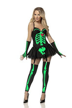 Load image into Gallery viewer, Mystery House  Neon Green Skeleton Costume