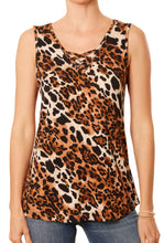 Load image into Gallery viewer, Alessandra B Criss Cross Neck Tank Top - M3301