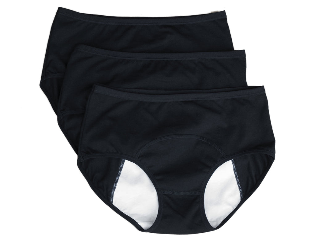 Alessandra B Organic Cotton Period Panty 3- Pack - M8921