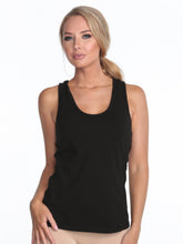 Load image into Gallery viewer, Alessandra B Yoga Underwire Cotton Racer Back Tank with Smooth Seamless Cups -M6051