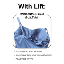 Load image into Gallery viewer, Alessandra B Underwire Bra Cotton Sports Tank Top- Style M3021