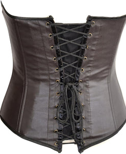 Mystery House Steampunk Brown corset - C1632