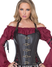 Load image into Gallery viewer, Mystery House Steampunk Brown corset - C1632