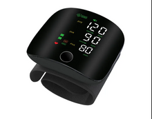 Load image into Gallery viewer, Wrist Blood Pressure Monitor with HD LED Display, Voice Broadcast, 2x99 Memory, USB Rechargeable, with Storage Case