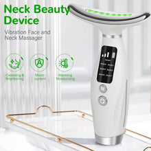 Load image into Gallery viewer, Facial and Neck Massager, 7 Color LED Light Therapy for Face and Neck, Face and Neck Lifting Device