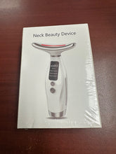 Load image into Gallery viewer, Facial and Neck Massager, 7 Color LED Light Therapy for Face and Neck, Face and Neck Lifting Device