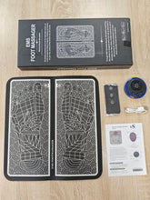 Load image into Gallery viewer, EMS Foot Massage Mat with RF Remote Control, 8 Massage Modes, 19 Intensity Levels, Compact Design for Muscle Relaxation