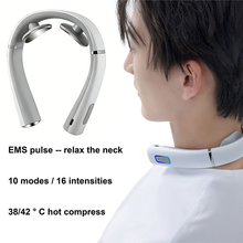 Load image into Gallery viewer, Neck Shiatsu Massager with EMS Therapy, Soothing Heat, and Deep Tissue Kneading -M6622