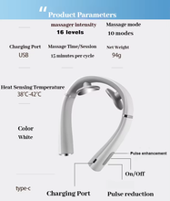 Load image into Gallery viewer, Neck Shiatsu Massager with EMS Therapy, Soothing Heat, and Deep Tissue Kneading -M6622