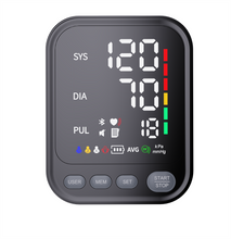 Load image into Gallery viewer, FDA Cleared Automatic Upper Arm Blood Pressure Monitor with 2x199 Readout, large cuff -M6634