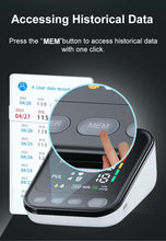 Load image into Gallery viewer, FDA Cleared Automatic Upper Arm Blood Pressure Monitor with 2x199 Readout, large cuff -M6634