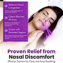 Load image into Gallery viewer, Nasal Dilator for Sleep and Snoring Starter Pack 3 Sizes Drug Free, Reusable &amp; Flexible, Lightweight, Relieves Congestion, Small, Medium, Large
