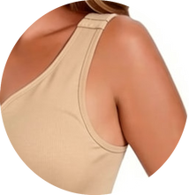 Load image into Gallery viewer, Post Surgery Compression Bra, Zipper Front, Adjustable Straps, Seamless and Wire Free with Removable Pads