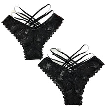 Load image into Gallery viewer, Alessandra B 2 Pack Straps Lace Panties - M7763