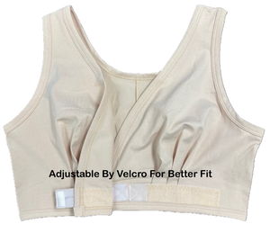 Adaptive Bra with Easy-On Velcro Closure - Arthritis, Post Surgery, Leisure, Sleep, Breastfeeding Bra