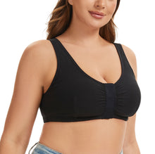 Load image into Gallery viewer, Magnetic Front Closure Pocketed Adaptive Bra - Easy On Front Closure Mastectomy Bra-M7799
