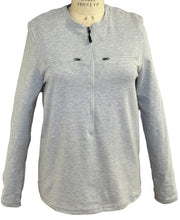 Load image into Gallery viewer, Alessandra B Women&#39;s Chemo Port Access Cotton Shirt - 5 Access Points - M7789