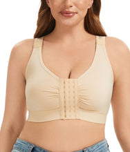 Load image into Gallery viewer, Alessandra B Post Surgery Compression Bra-M7796 - Adjustable Front Closure, Adjustable Straps, Wide Underbust Band
