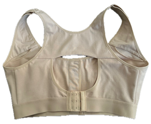 Post Surgery Recovery Bra for Mastectomy- Velcro Front Closure, Adjustable Velcro Straps, Breathable Fabric