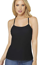 Load image into Gallery viewer, Alessandra B Wire-Free Molded Cup Cotton Y Strap camisole - M8802