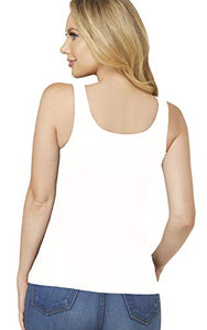 Alessandra B Wire-Free Molded Cup Cotton Tank Top - M8812