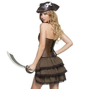 Mystery House Steampunk Pirate Deluxe Costume - M1430