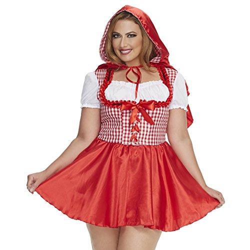 Mystery House Red Riding Hood Costume Plus Size -M1476W