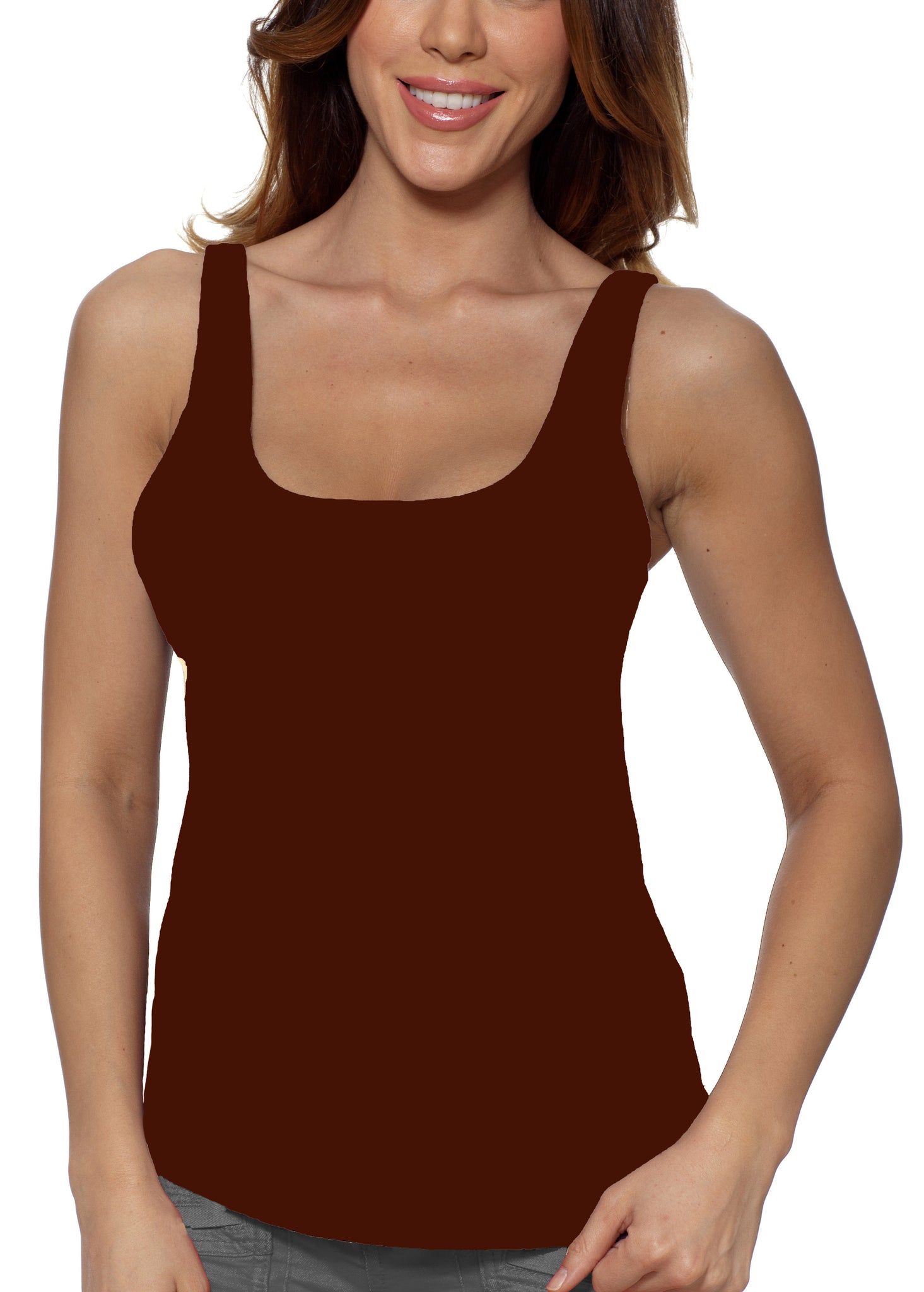 Alessandra B Underwire Bra Cotton Sports Tank Top- Style M3021 - MORE –  Hollywoodobsession