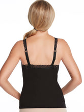 Load image into Gallery viewer, Alessandra B Lace Trim Cotton Sport Tank Top with Underwire Bra -M3121