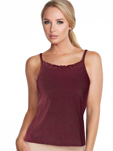 Alessandra B Cotton Classic Camisole with Built in Underwire Bra - M3001