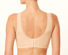 Load image into Gallery viewer, Alessandra B Mastectomy Bra with Lace Trim - M7732