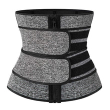 Load image into Gallery viewer, Alessandra B Sweat Waist Trainer Corset for Woman with Two Belts - M7745