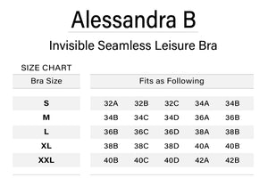 Alessandra B Invisible Seamless Leisure Bra - M8932